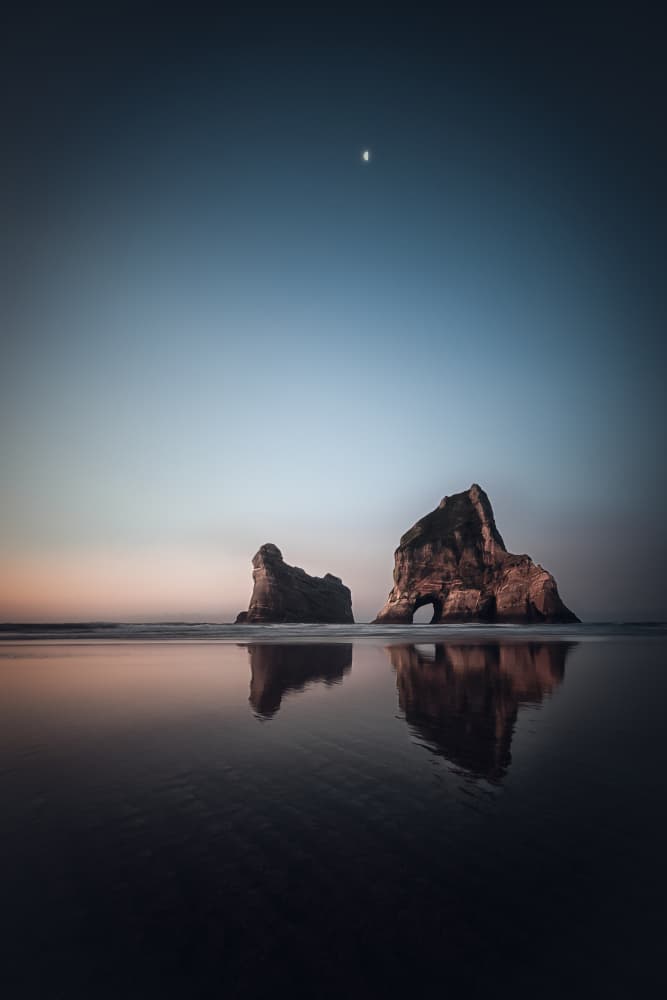 Twin Sea Stack Reflections by YANGYING — canvas wall art