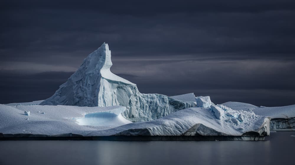 Majestic Arctic Iceberg by April Xie — canvas wall art