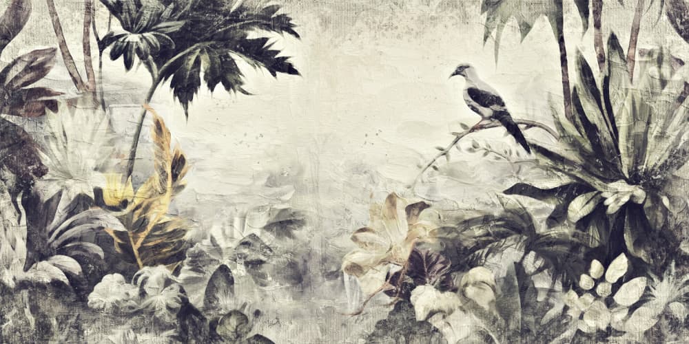 Jungle Bird Serenity by Rafal Kulik — canvas wall art