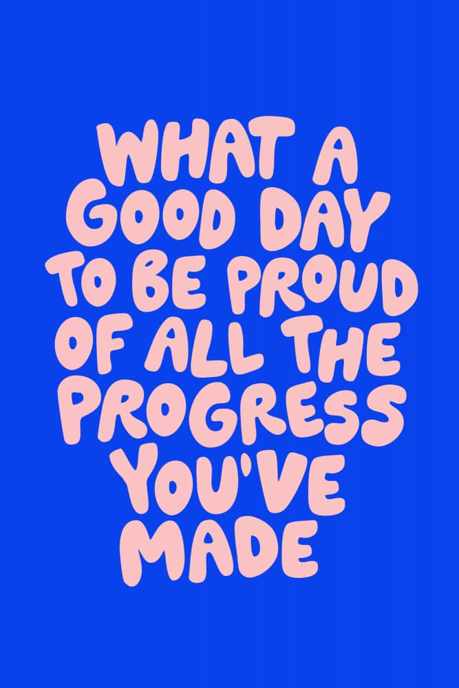 Uplifting Progress Message by Brett Wilson — canvas wall art