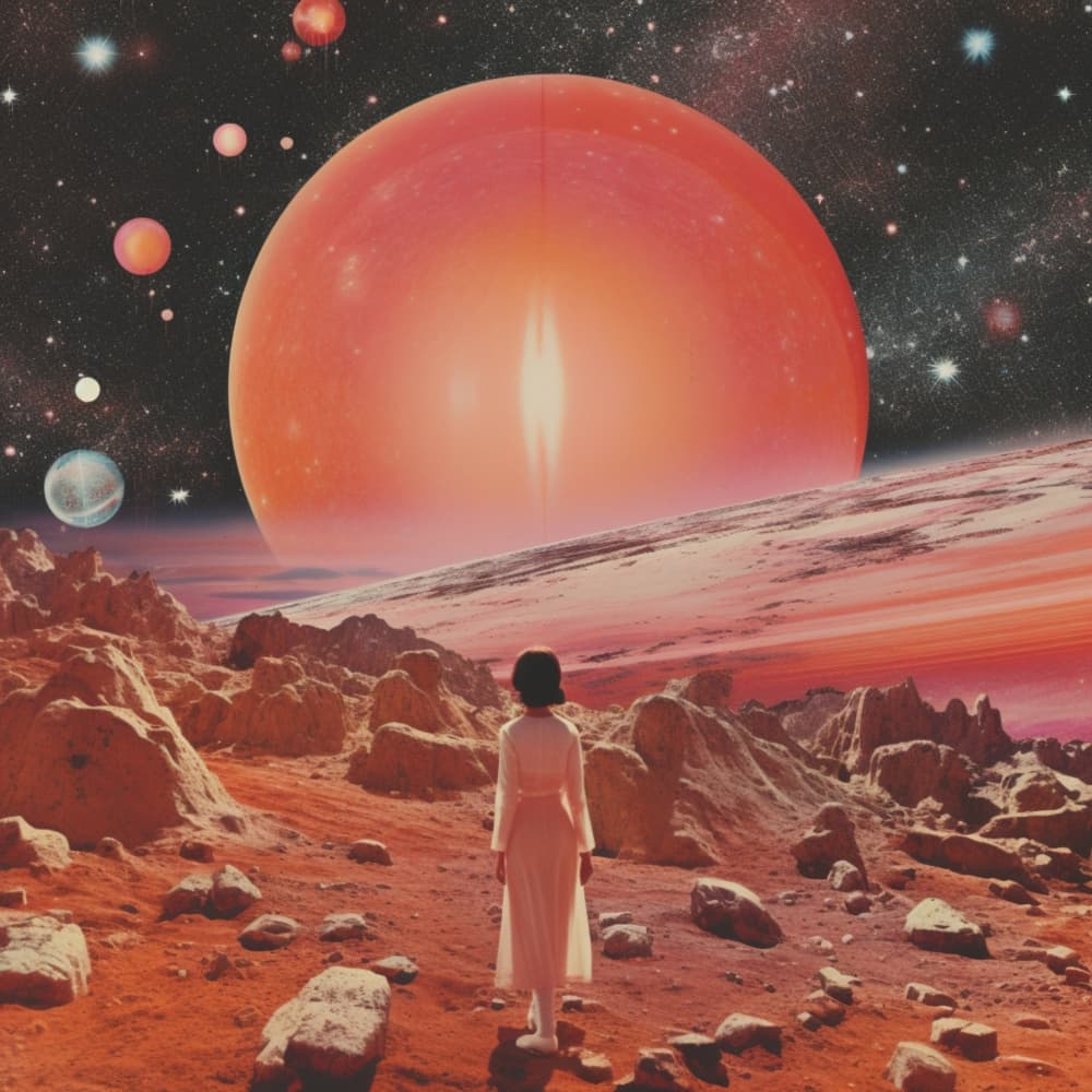 Red Planet Discovery by Samantha Hearn — canvas wall art