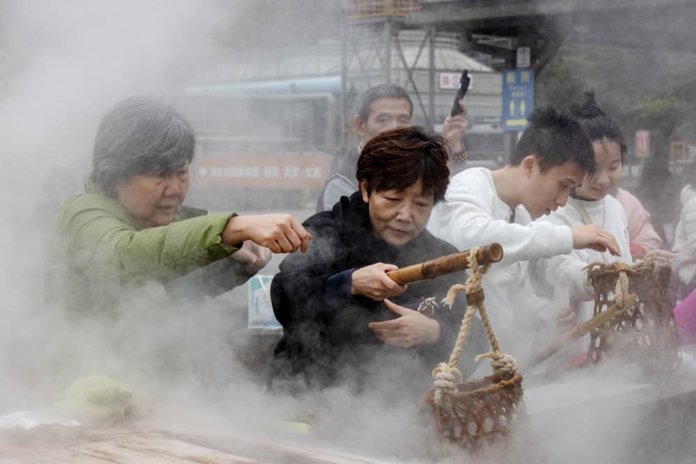 Asian Hot Spring Cooking by Ella Waldman — canvas wall art