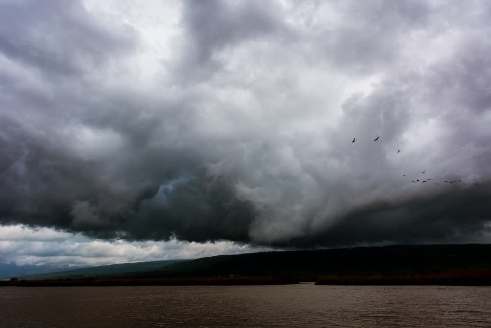 Dramatic Stormy Sky by Tal Paz-Fridman — canvas wall art
