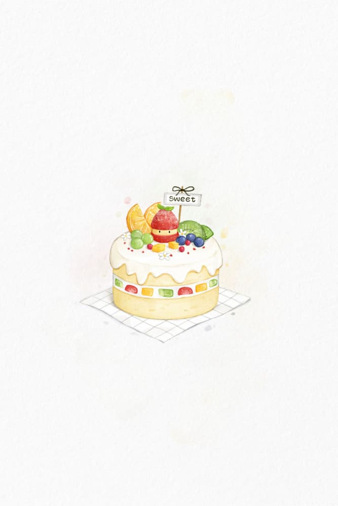 Sweet Fruit Cake by Xuan Thai — canvas wall art