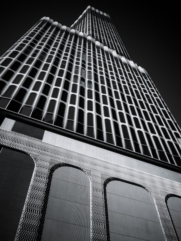 Modern Skyscraper Patterns by YUTAKA KURAHASHI — canvas wall art
