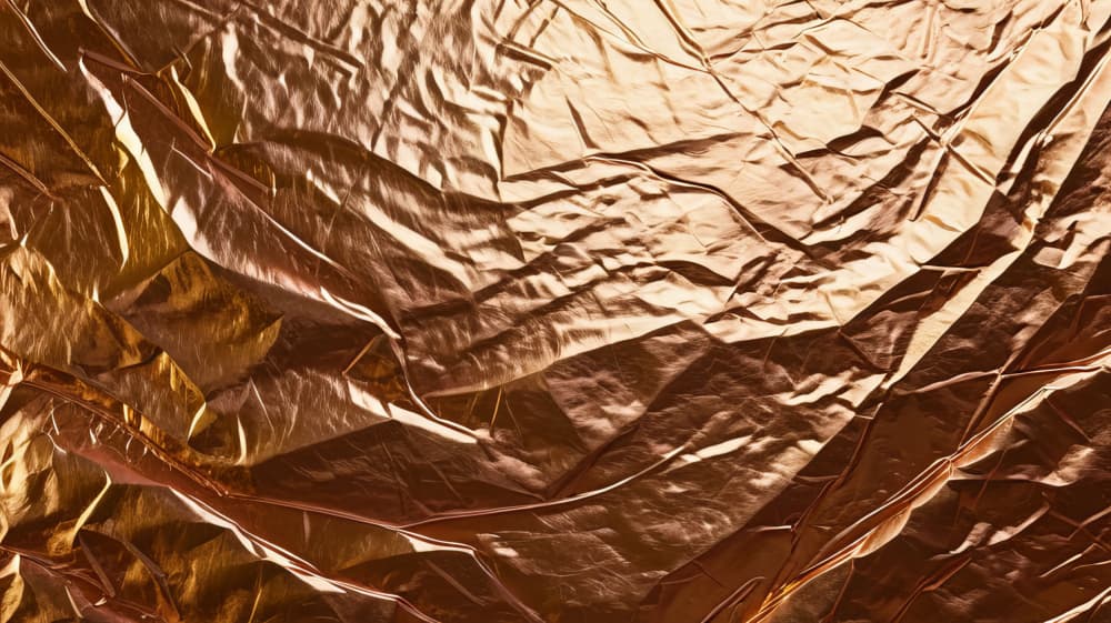 Abstract Metallic Gold by Marika Barsrsind — canvas wall art