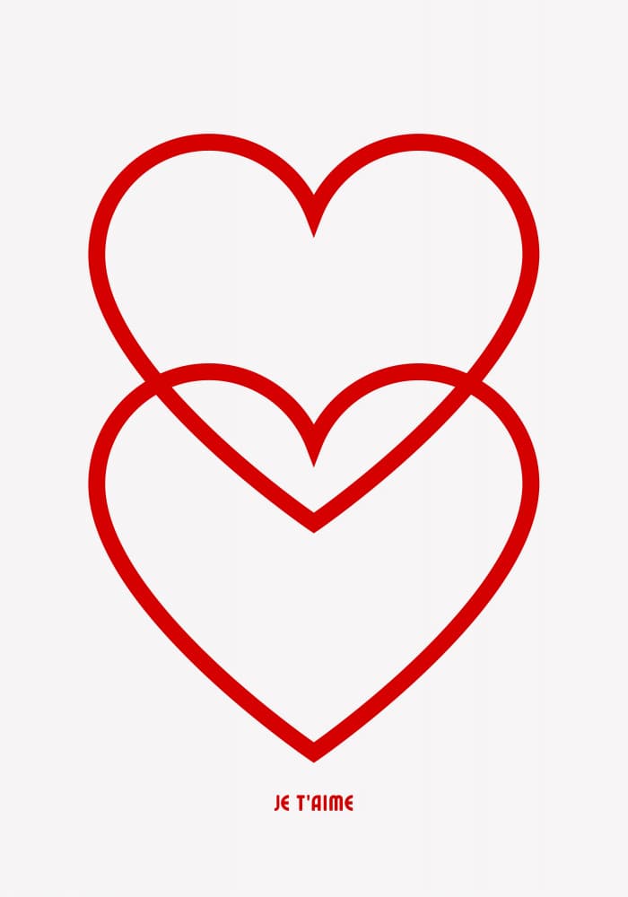 Entwined Hearts by Athene Fritsch — canvas wall art