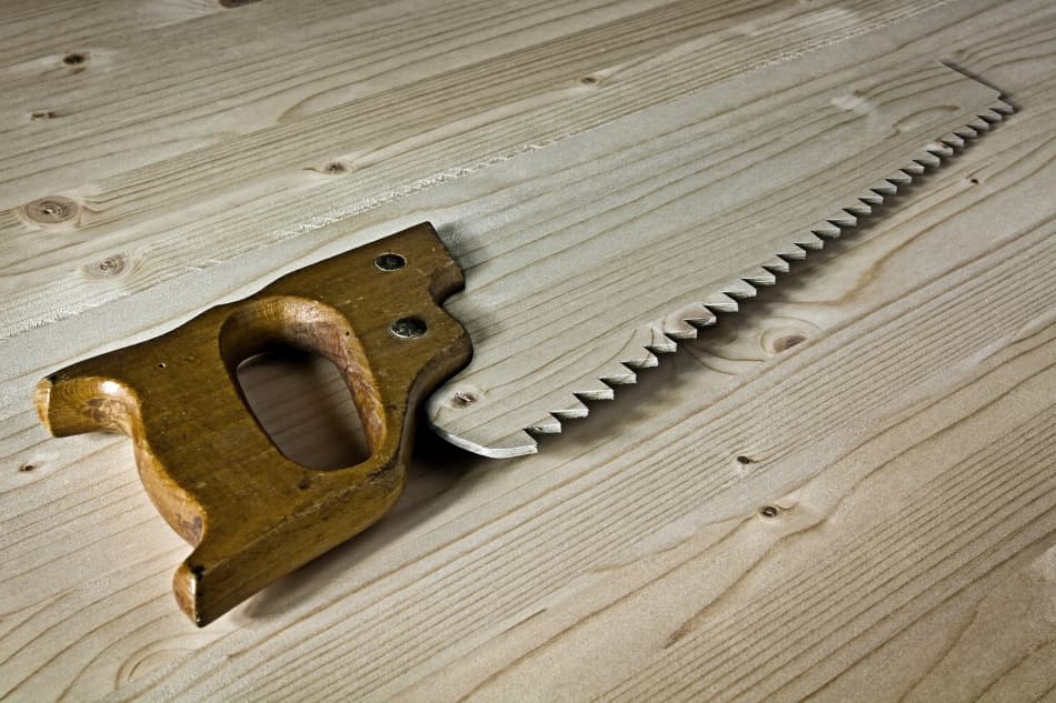 Rustic Hand Saw by Mister Solo — canvas wall art