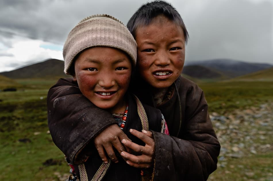 Warm Mountain Smiles by Nicolas Marino — canvas wall art