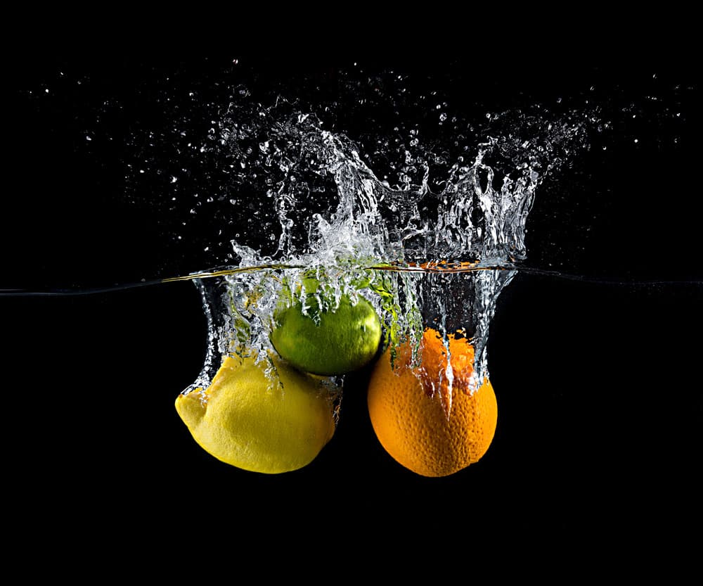 Fresh Citrus Splash by Mogyorosi Stefan — canvas wall art