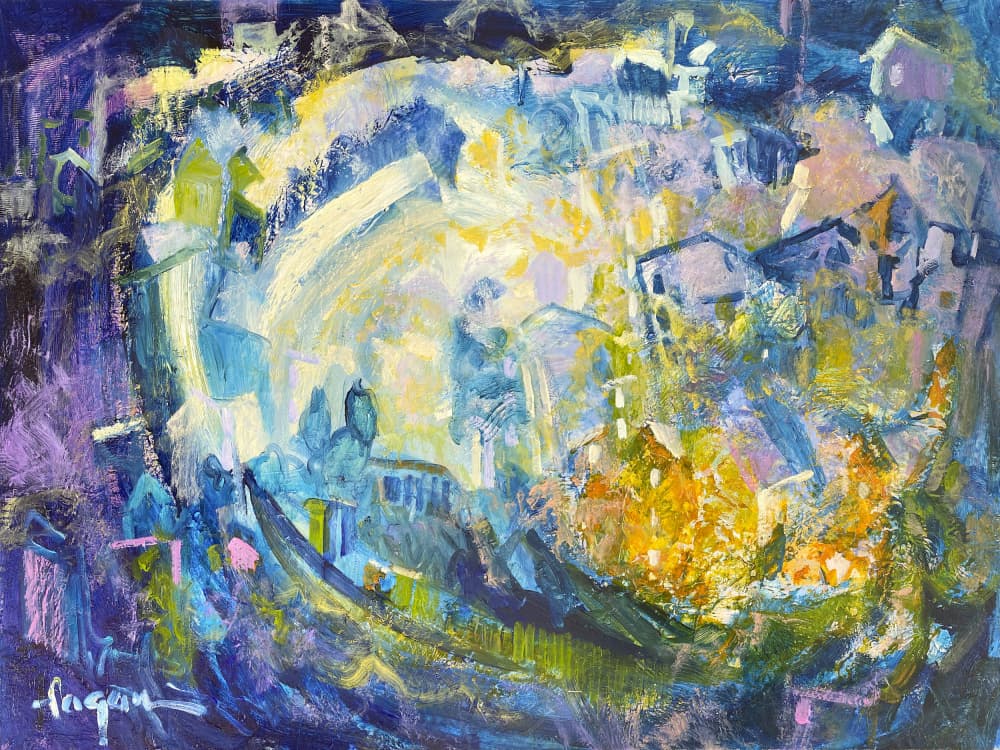 The Art of Quiet Listening by Dorothy Fagan — canvas wall art