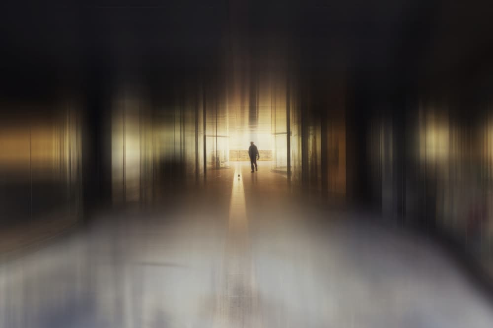 Lone Journey To Light by Jurij Bizjak — canvas wall art
