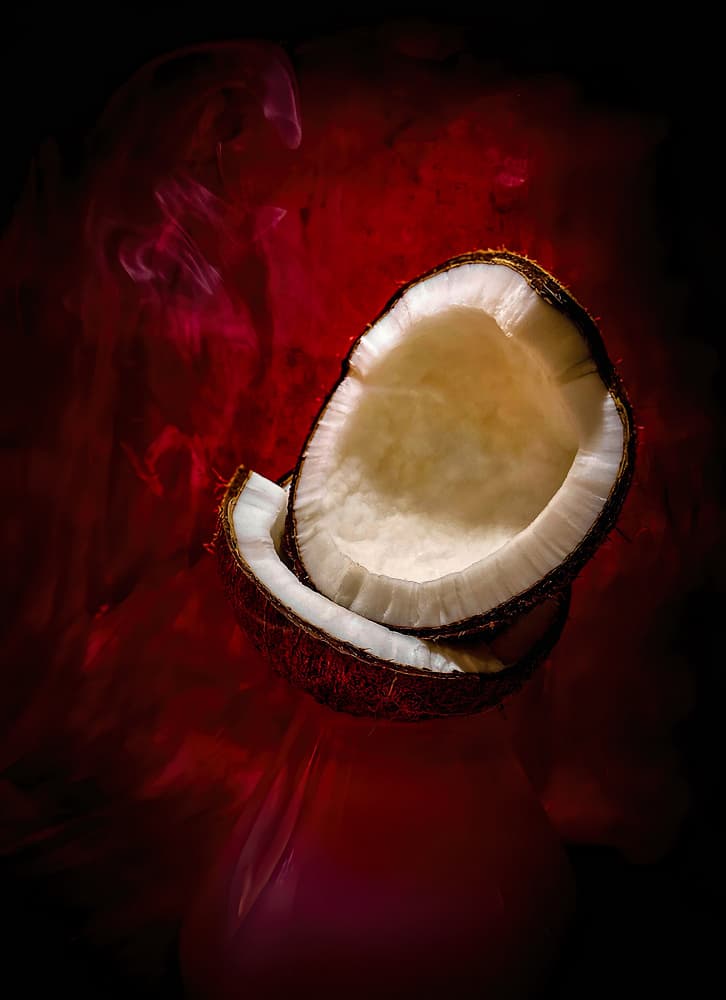 Exotic Red Coconut by Afranio Raposo — canvas wall art