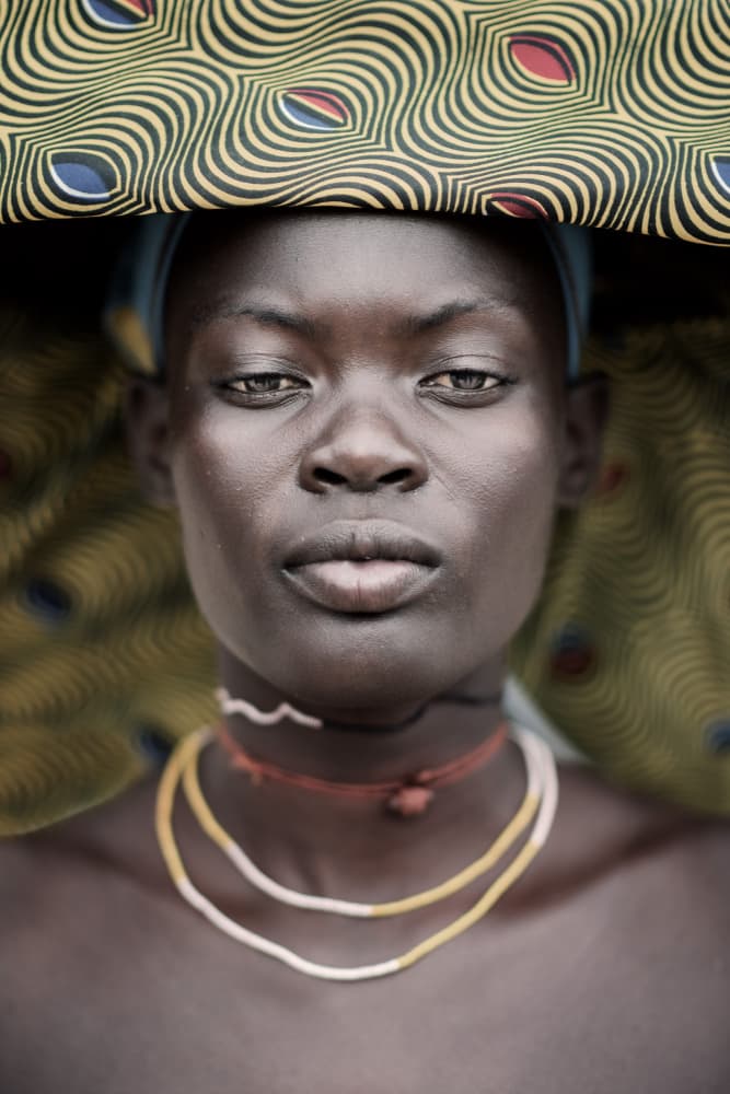 African Beauty Portrait by Trevor Cole — canvas wall art