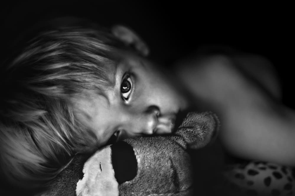 Child's Innocent Gaze by Kapuschinsky — canvas wall art