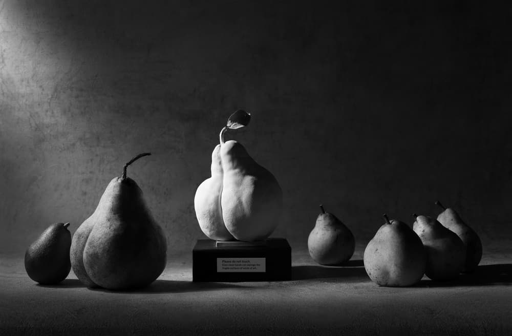 Pears Still Life Sculpture by Victoria Glinka — canvas wall art