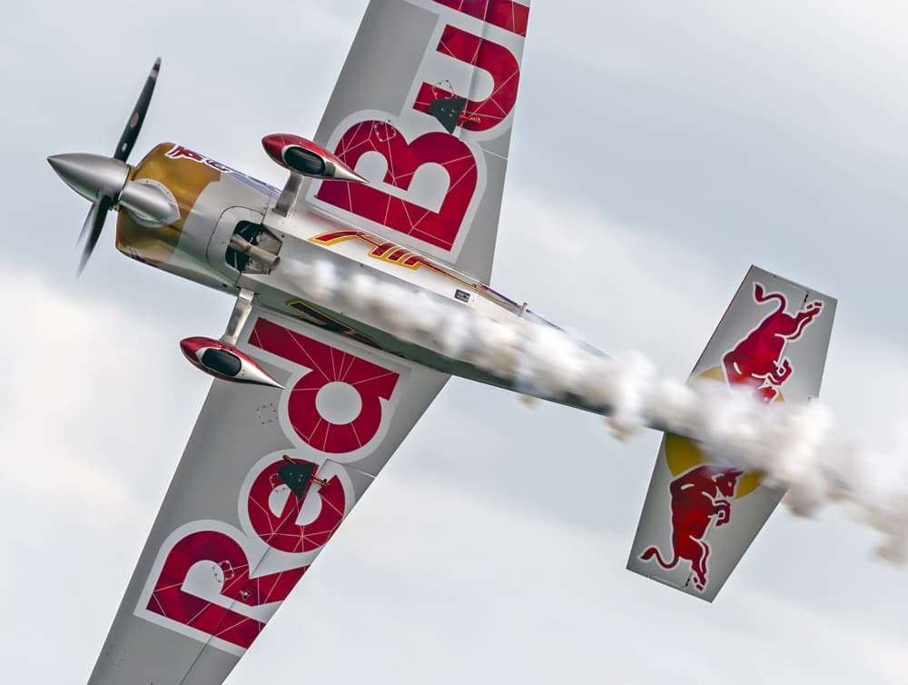 Dynamic Stunt Plane by Alexander Bondarenko — canvas wall art