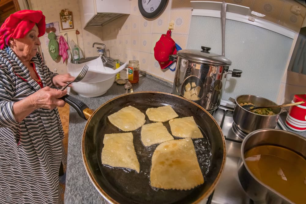 Traditional Home Cooking by Giuseppe Satriani — canvas wall art