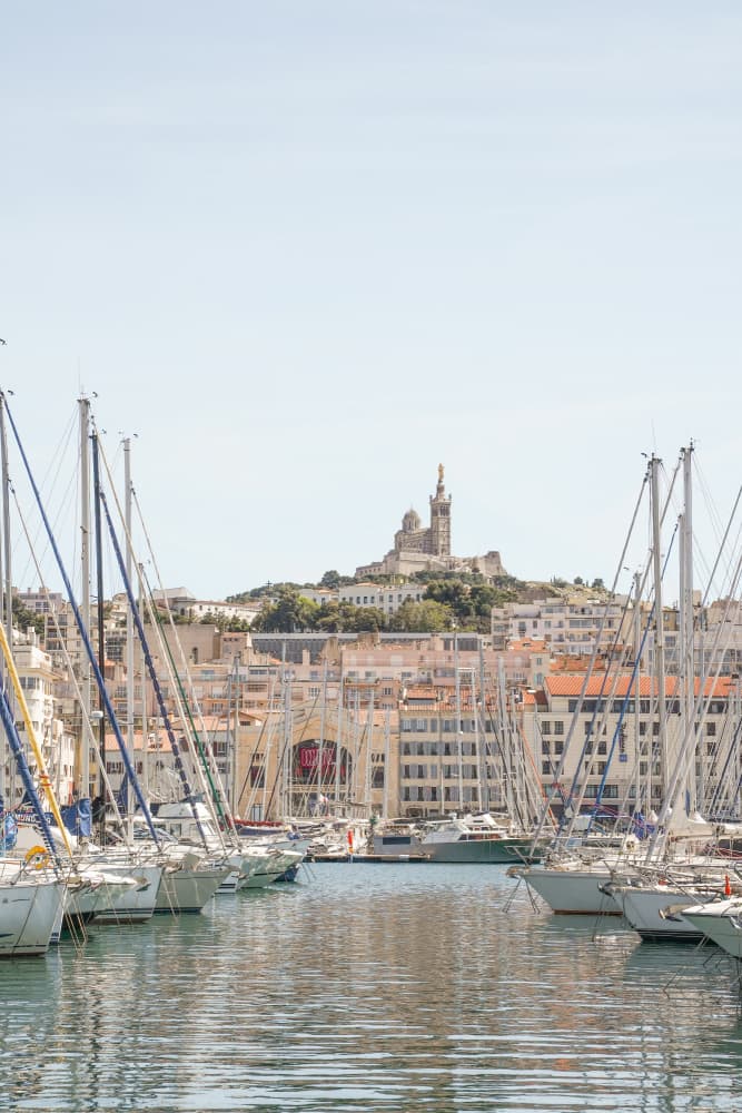 Marseille Old Port View by Henrike Schenk — canvas wall art
