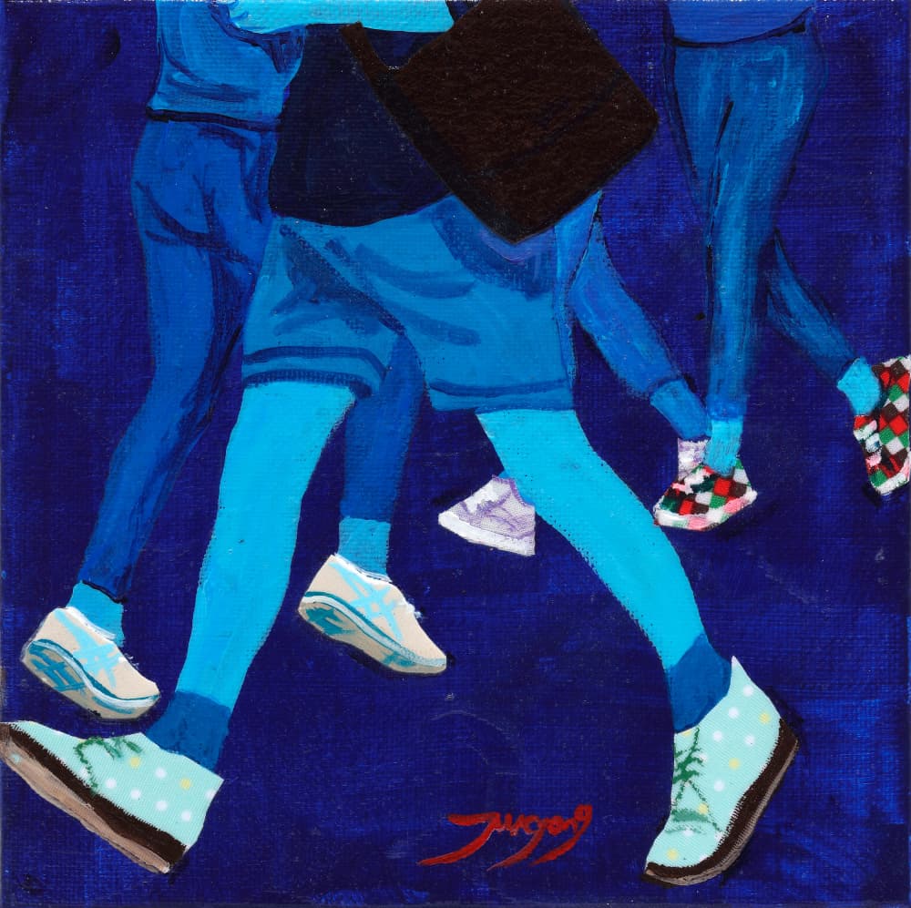 Walking Street Style by Jukyong Park — canvas wall art