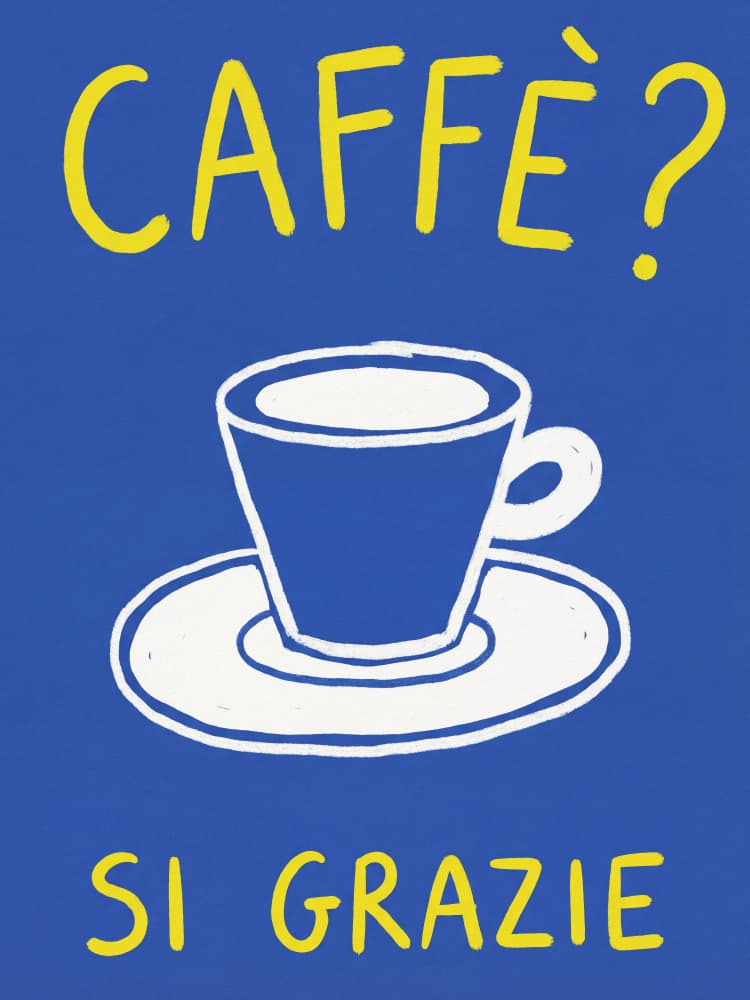 Caffe Si Grazie by Andreas Magnusson — canvas wall art