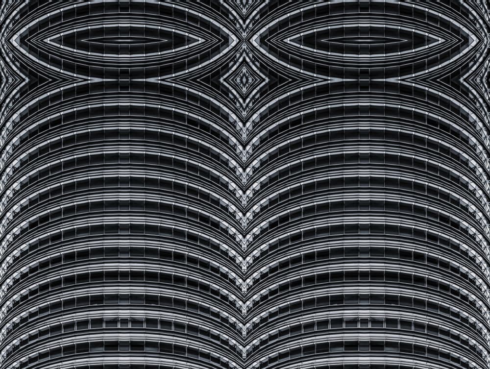 Modern Architectural Symmetry by Miro Susta — canvas wall art