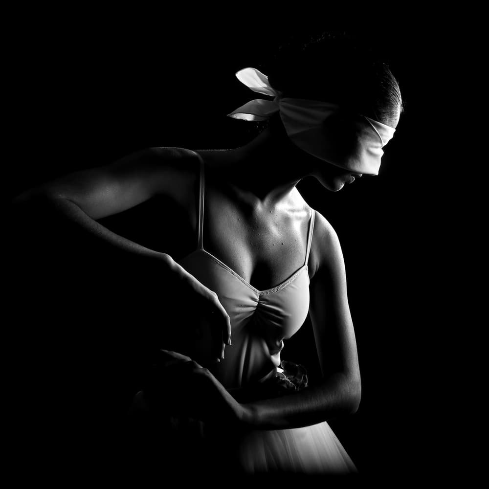 Blindfolded Dancer by Paulo Medeiros — canvas wall art