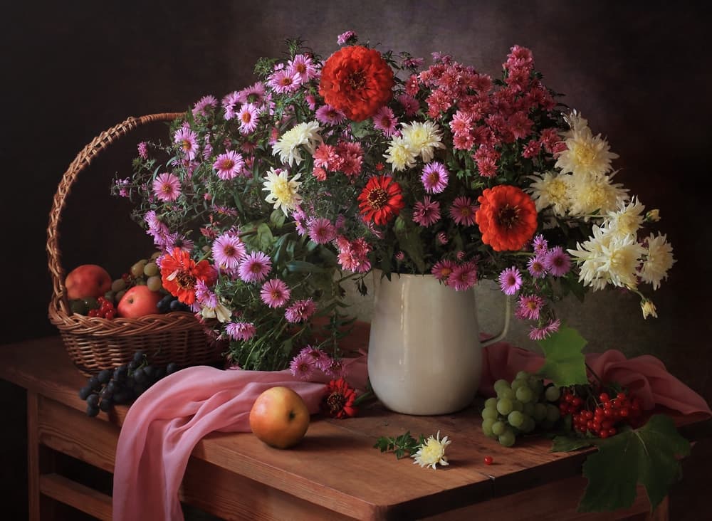 Vibrant Autumn Still Life by Tatyana Skorokhod — canvas wall art