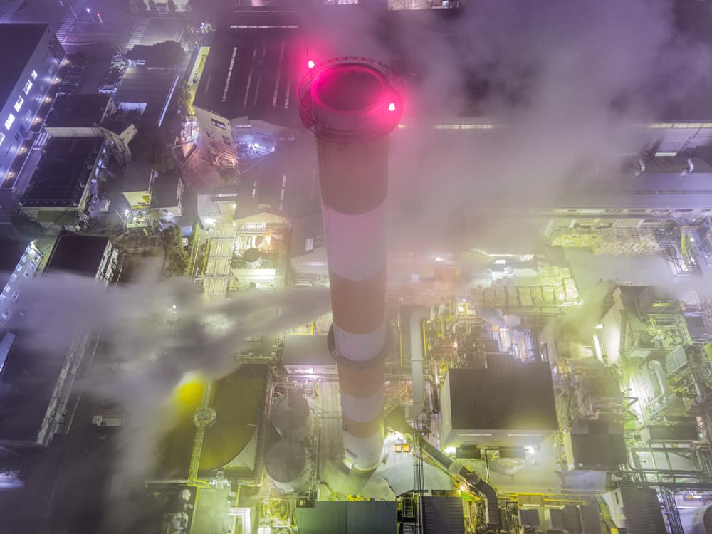 Industrial Night Glow by Kobayashi Tetsurou — canvas wall art