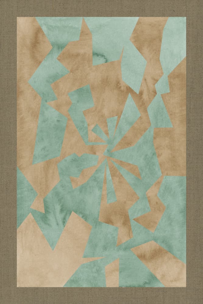 Muted Geometric Forms by cartissi — canvas wall art