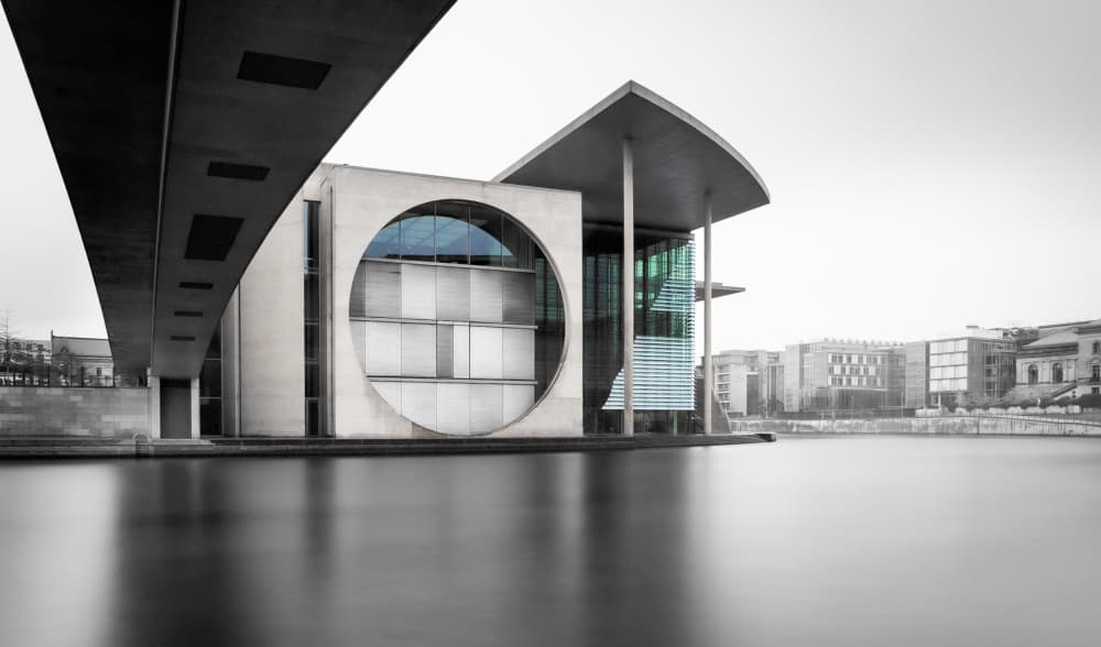 Modern City Reflection by Markus Auerbach — canvas wall art