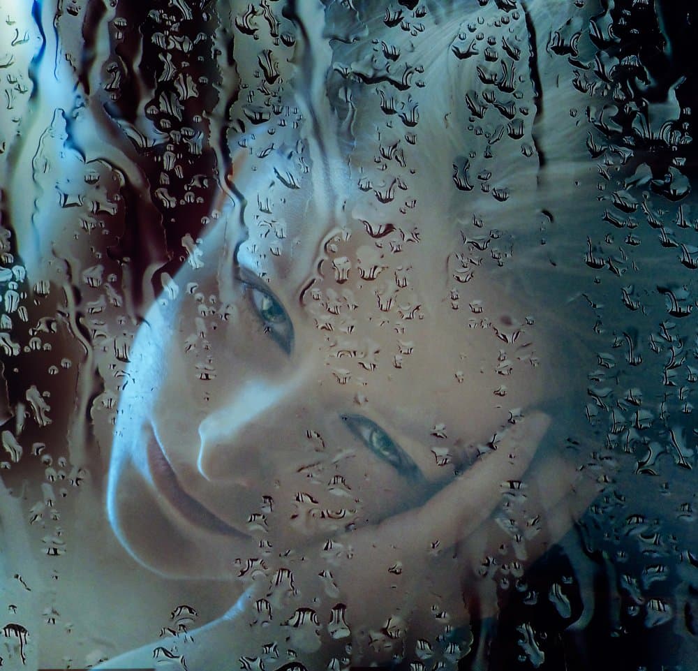 Rainy Window Gaze by Bogdan-Adrian Deac — canvas wall art