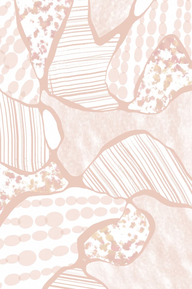 Gentle Abstract Forms by Martina — canvas wall art