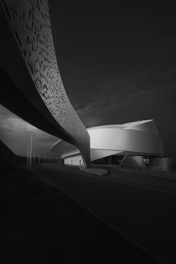 Modern Architectural Curves by Olavo Azevedo — canvas wall art