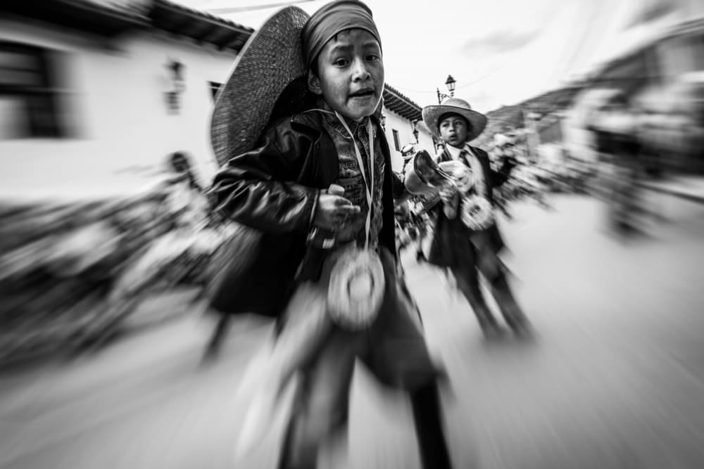 Street Festival Energy by Koji Morishige — canvas wall art