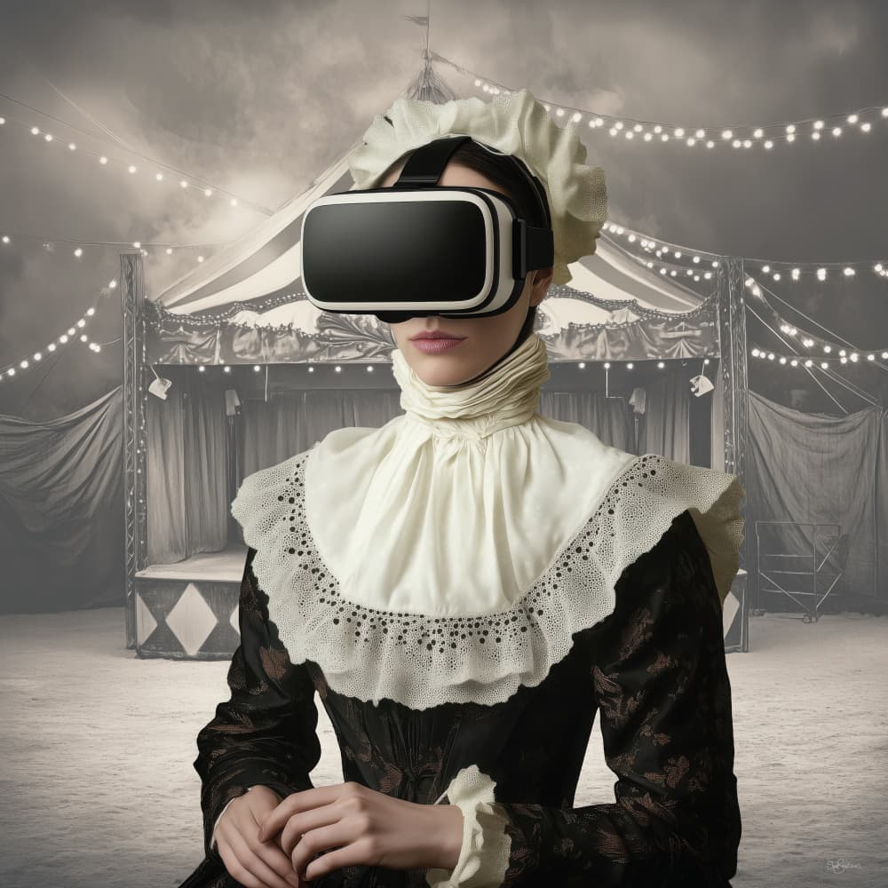 Victorian Virtual Reality by Sue Skellern — canvas wall art