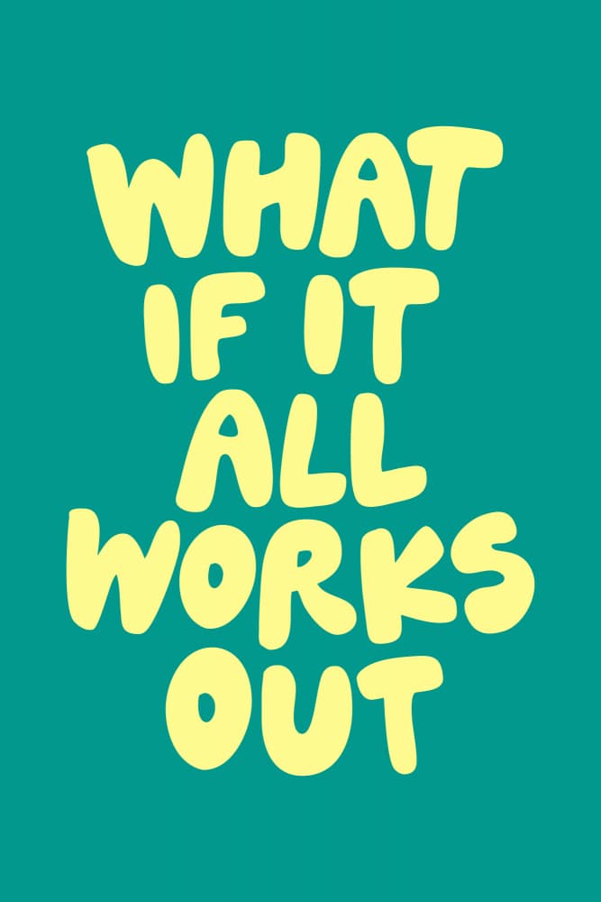 What If It Works Out by Brett Wilson — canvas wall art