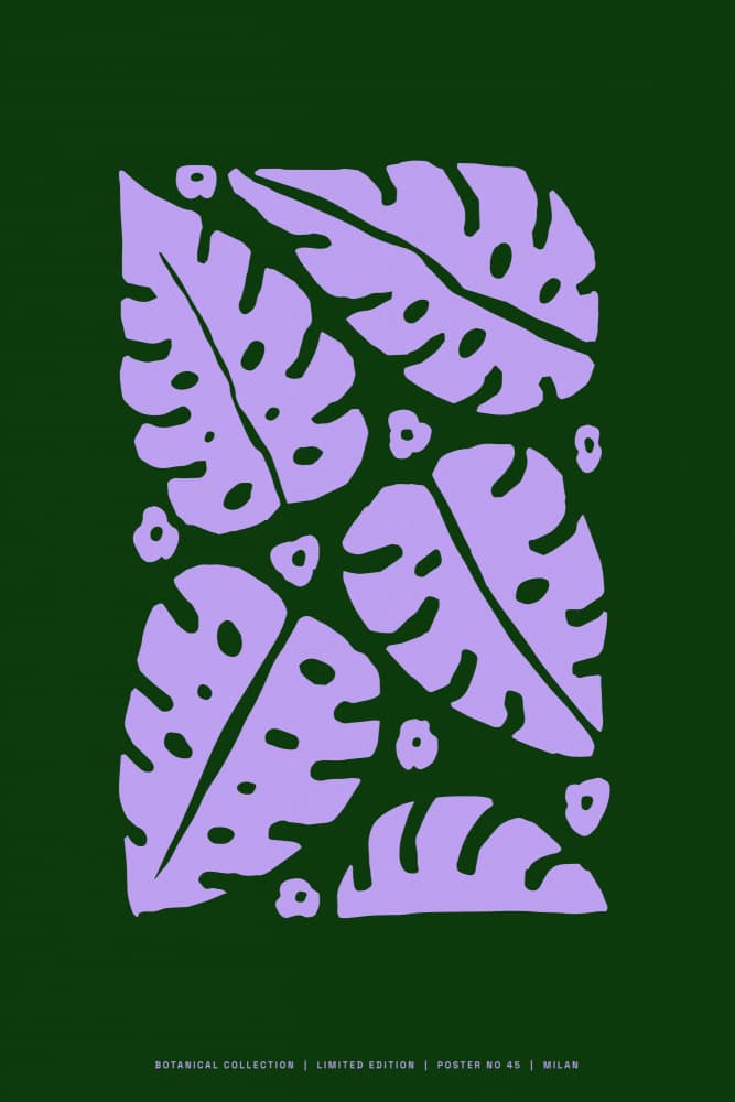 Botanicalcollectionmilan by Treechild — canvas wall art