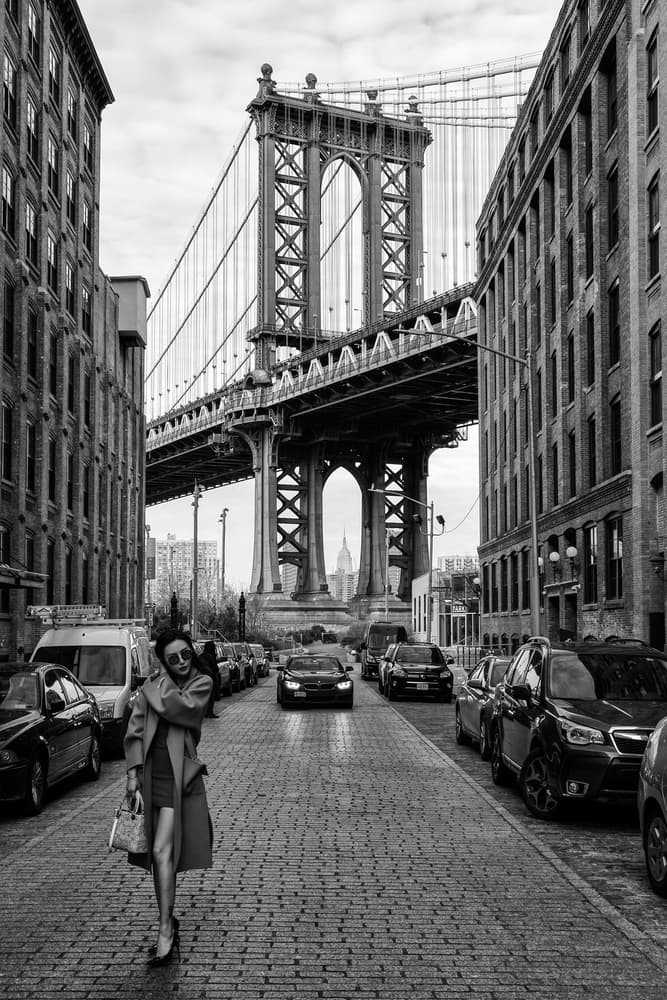 Manhattan Bridge Urban Style by Robert Bolton — canvas wall art