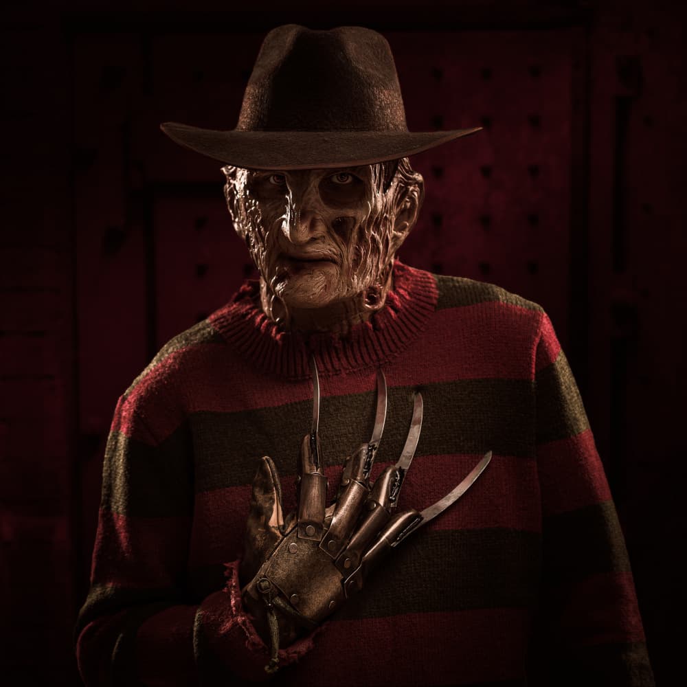 Horror Hat Man by Petri Damstén — canvas wall art
