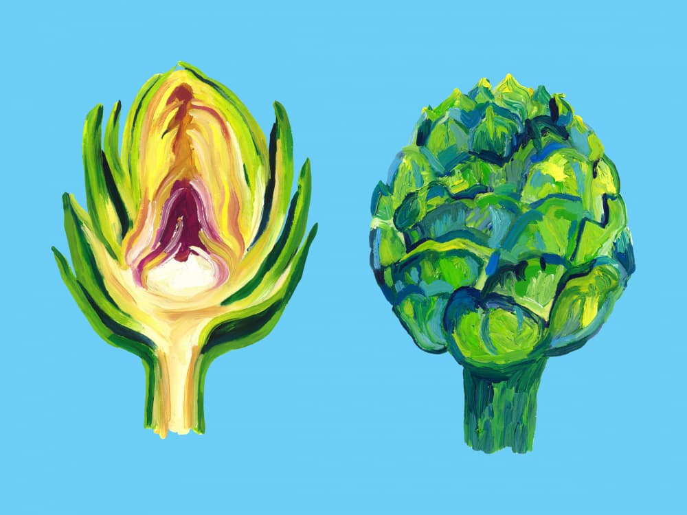 Artichokes by Alice Straker — canvas wall art