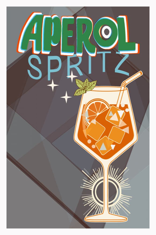 Refreshing Orange Cocktail by casa cartissi — canvas wall art