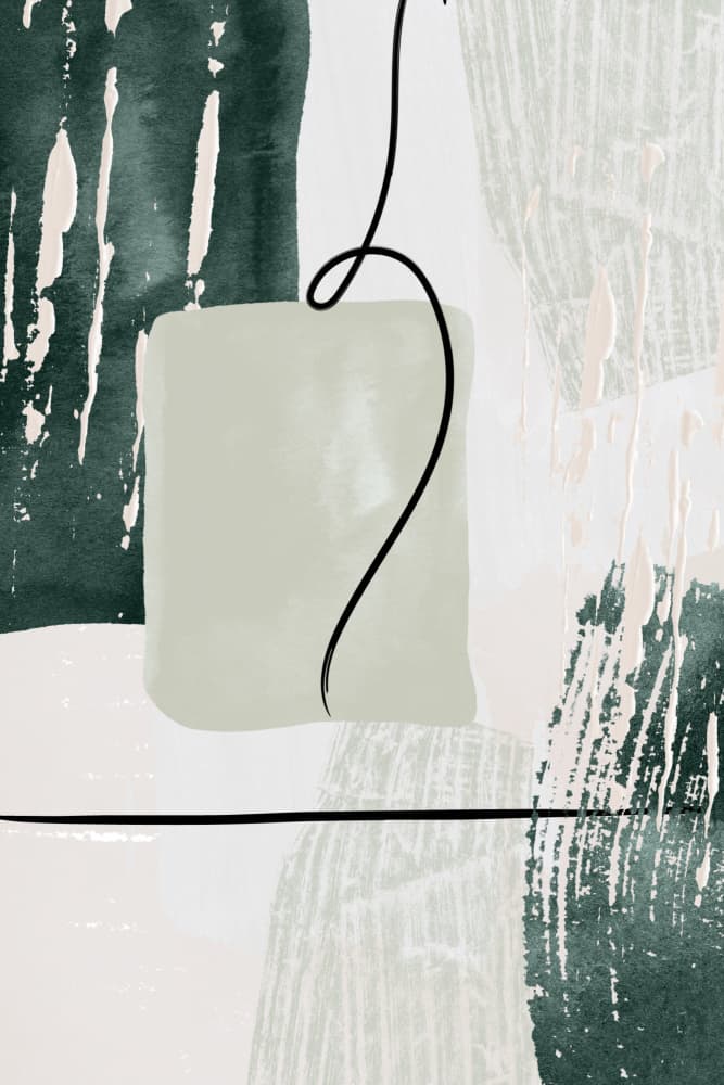 Muted Organic Lines by Sally Ann Moss — canvas wall art
