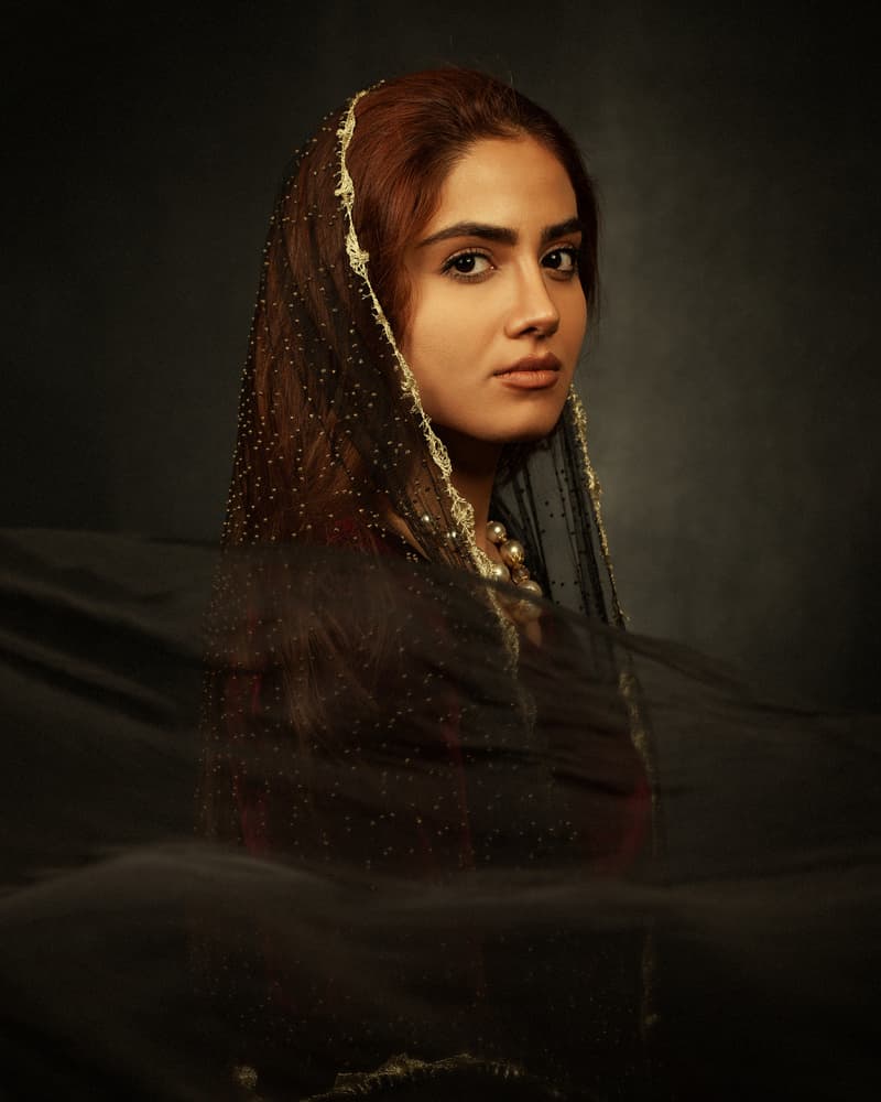 Elegant Veiled Woman by Mehdi Mokhtari — canvas wall art