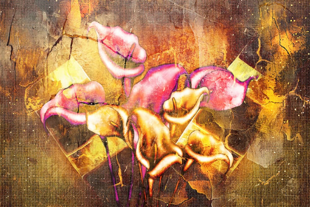 Vibrant Calla Lilies by Rafal Kulik — canvas wall art