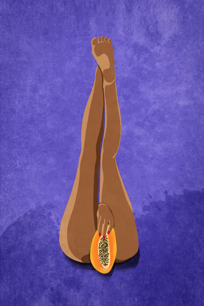 My Papaya by Raissa Oltmanns — canvas wall art