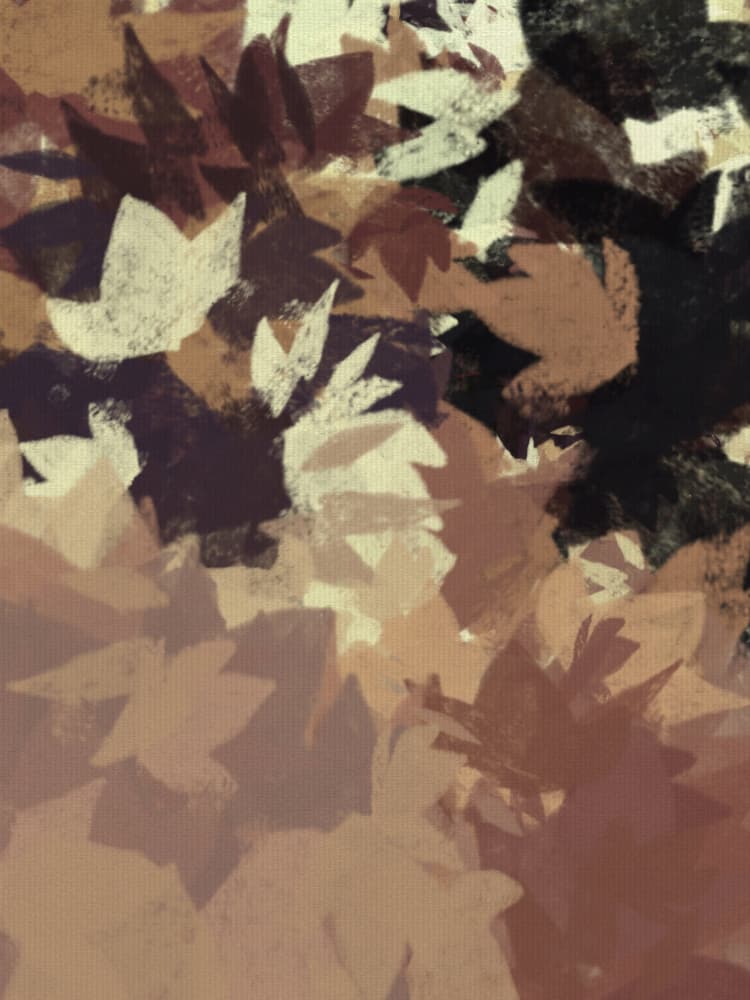 Muted Fall Foliage by Dina Dankers — canvas wall art