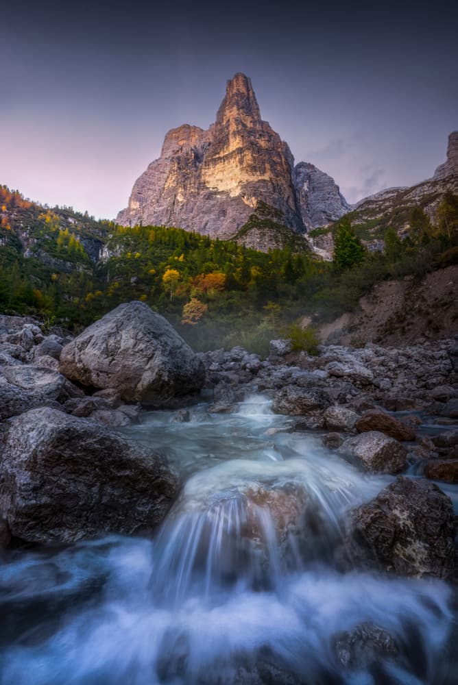Majestic Autumn Mountain River by Chuan Chen APA — canvas wall art