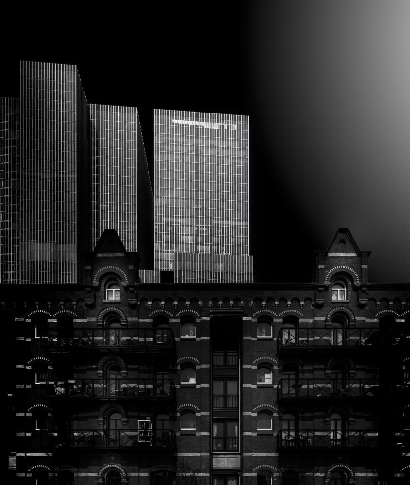 Historic Modern City by Greetje van Son — canvas wall art