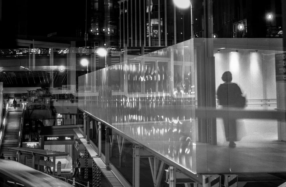 Urban Night Reflections by Kenichiro Hagiwara — canvas wall art